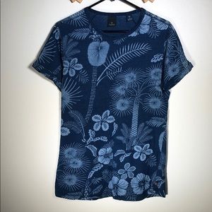 Scotch & Soda Hawaiian Print T-Shirt